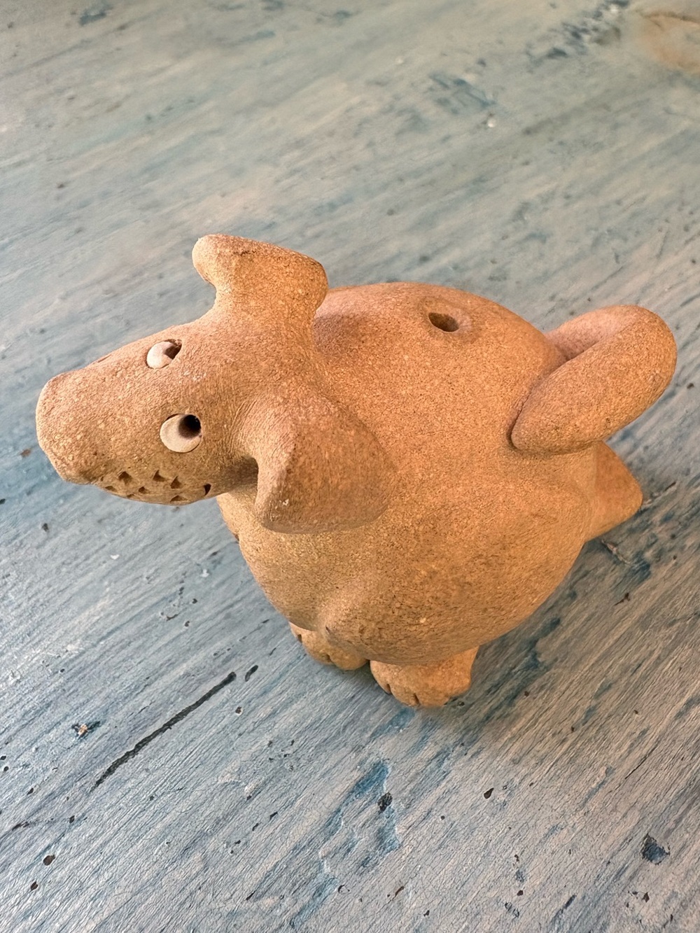 Adorable Natural Sandstone Artisan-Created Dog Whistle - Picture 2 of 8